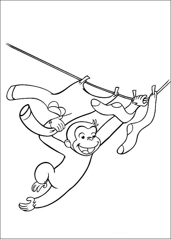 Kids-n-fun.com | Coloring page Curious George Curious George
